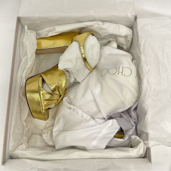 Jimmy Choo
Women's Heloise 120 Platform High Heel Sandals - Picture 7 of 7